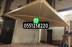 مظلات بولي ايثيلين ممرات