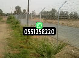 أنواع شبوك حماية وتسوير الأراضي