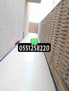 سواتر بلاستيك شفاف لكسان زجاج
