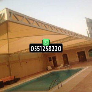 اغطية مسابح خشب