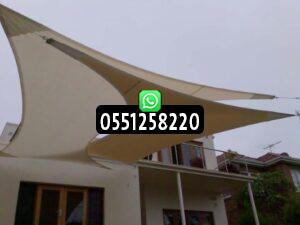 استخدامات مظلات الشد الانشائي