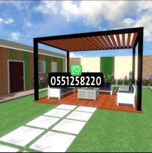 مظلات حدائق شفافه