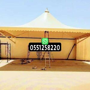 مظلات قماش البي في دي اف pvdf