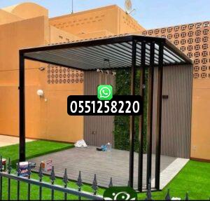 شركات تركيب برجولات خشب وحديد