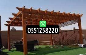 برجولات مظلات للمنازل والفلل