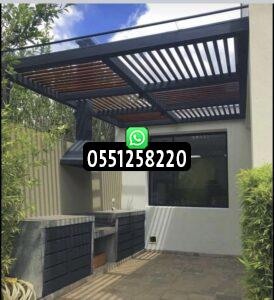 مظلات برجولات خشب