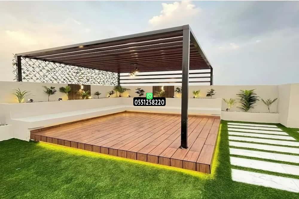 مظلات حدائق الرياض