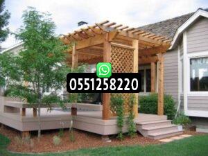 مميزات المظلات الخشب