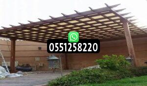 تفصيل مظلات خشب