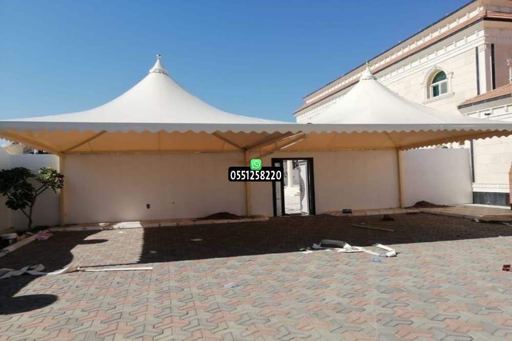 تركيب مظلة سيارة شراع