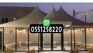 تصميم بيوت شعر تقليدية وخيام فاخرة في الرياض