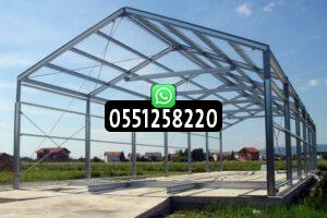 تصميم هناجر حديد