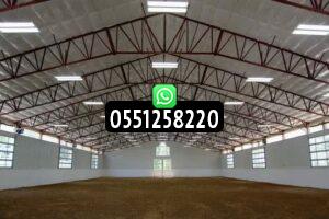 إنشاء مستودعات حديد