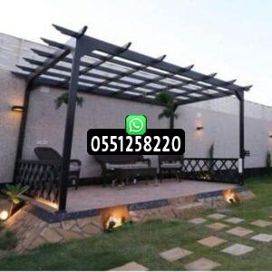 جلسات سطح خشبية