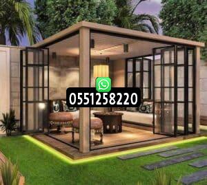 تركيب مجالس خارجية ساندوتش بانل