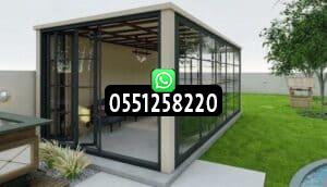 تركيب مجالس خارجية ساندوتش بانل