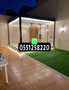 تركيب مجالس خارجية ساندوتش بانل