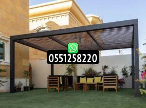 مظلات حديد للمداخل