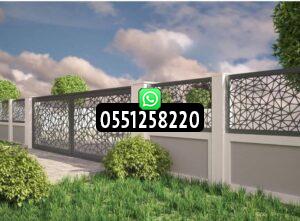 سواتر حديد قص ليزر بتغطيات لكسان